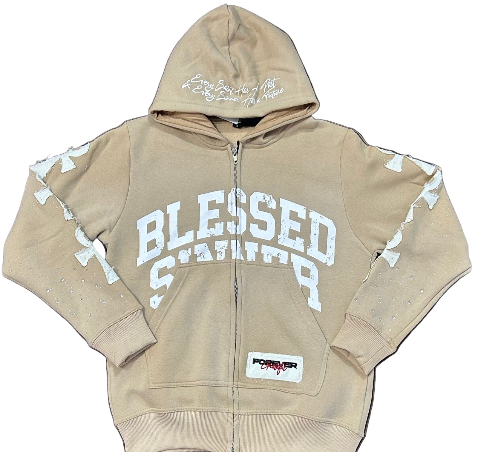 Pina Colada long sleeve zip up hoodie