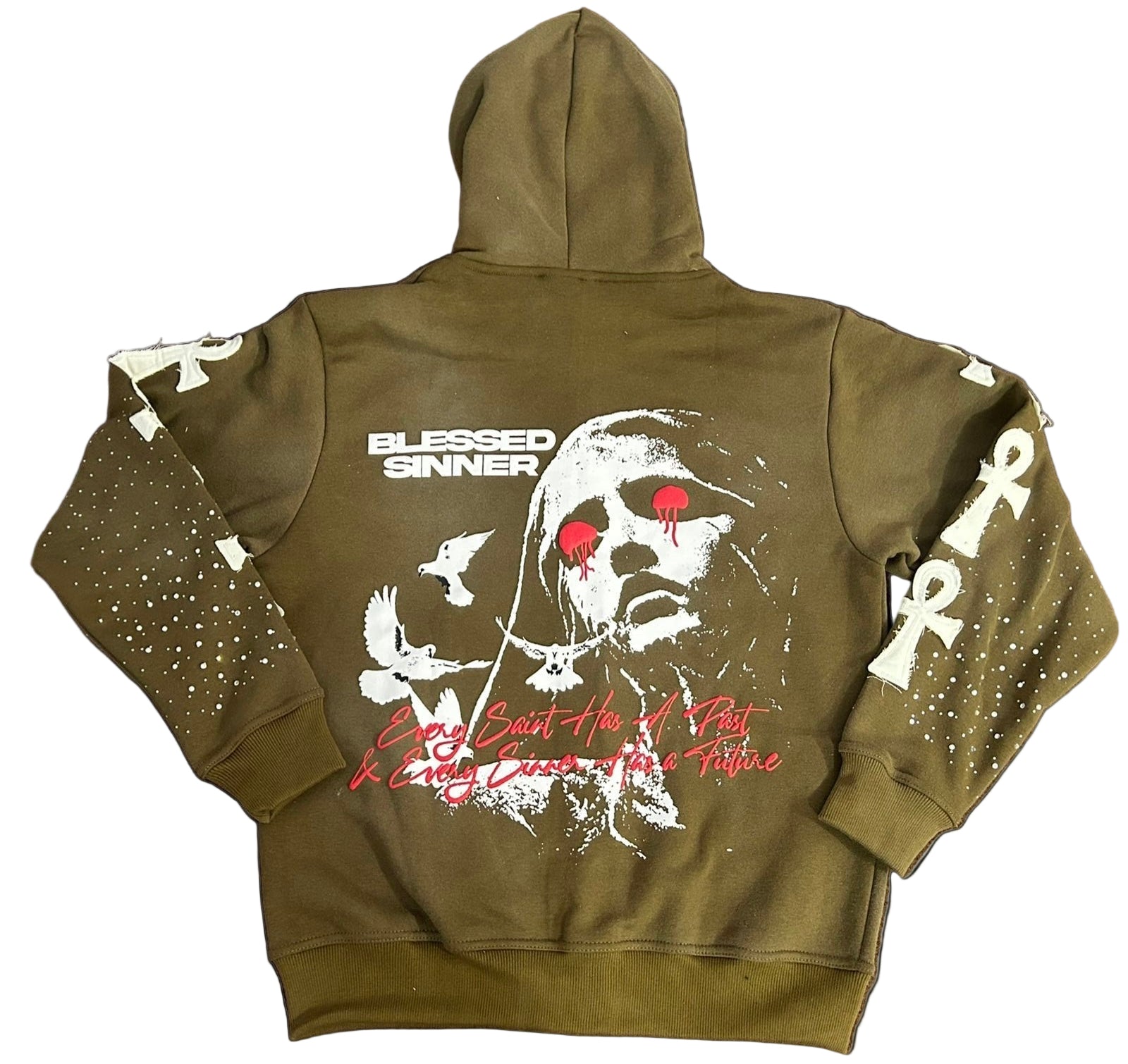 Kiwi long sleeve zip up hoodie