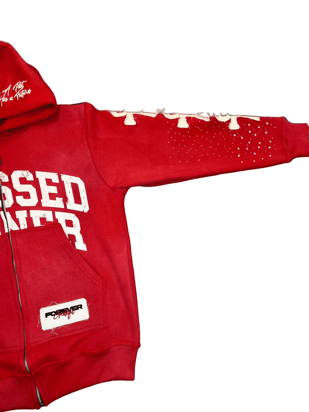 Cherry long sleeve zip up hoodie - Blessed Sinner Shop