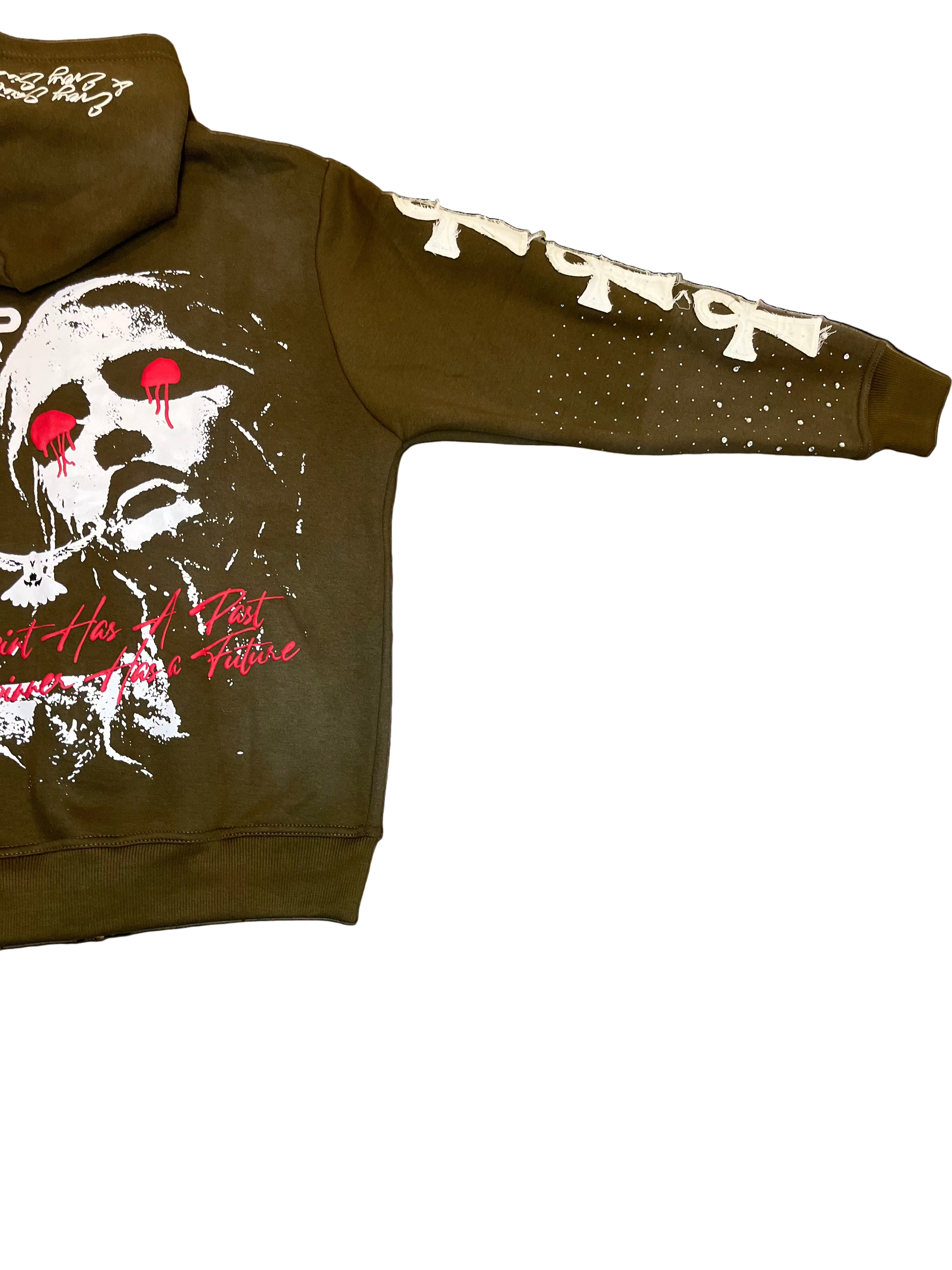 Kiwi long sleeve zip up hoodie