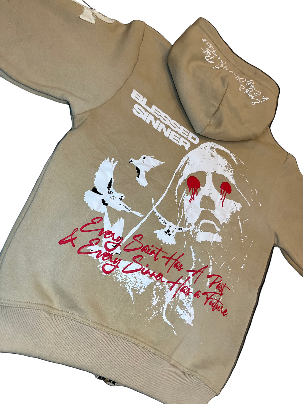 Pina Colada long sleeve zip up hoodie