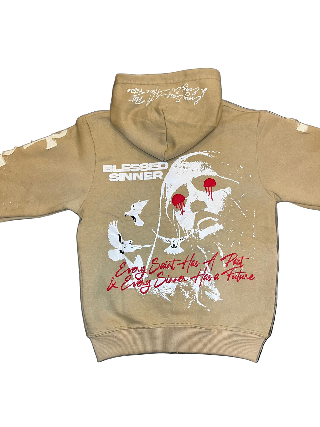 Pina Colada long sleeve zip up hoodie