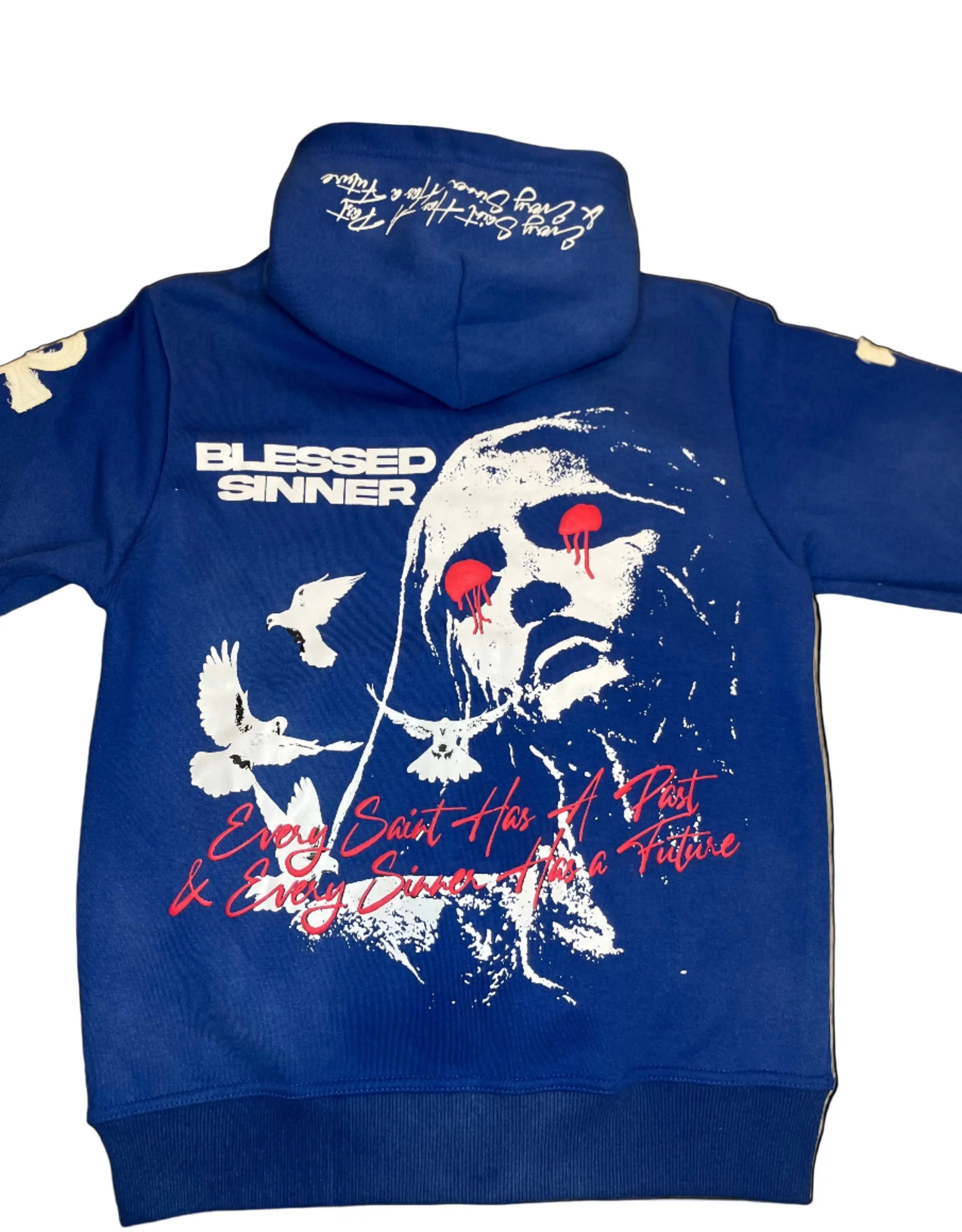 Royal Berry long sleeve zip up hoodie