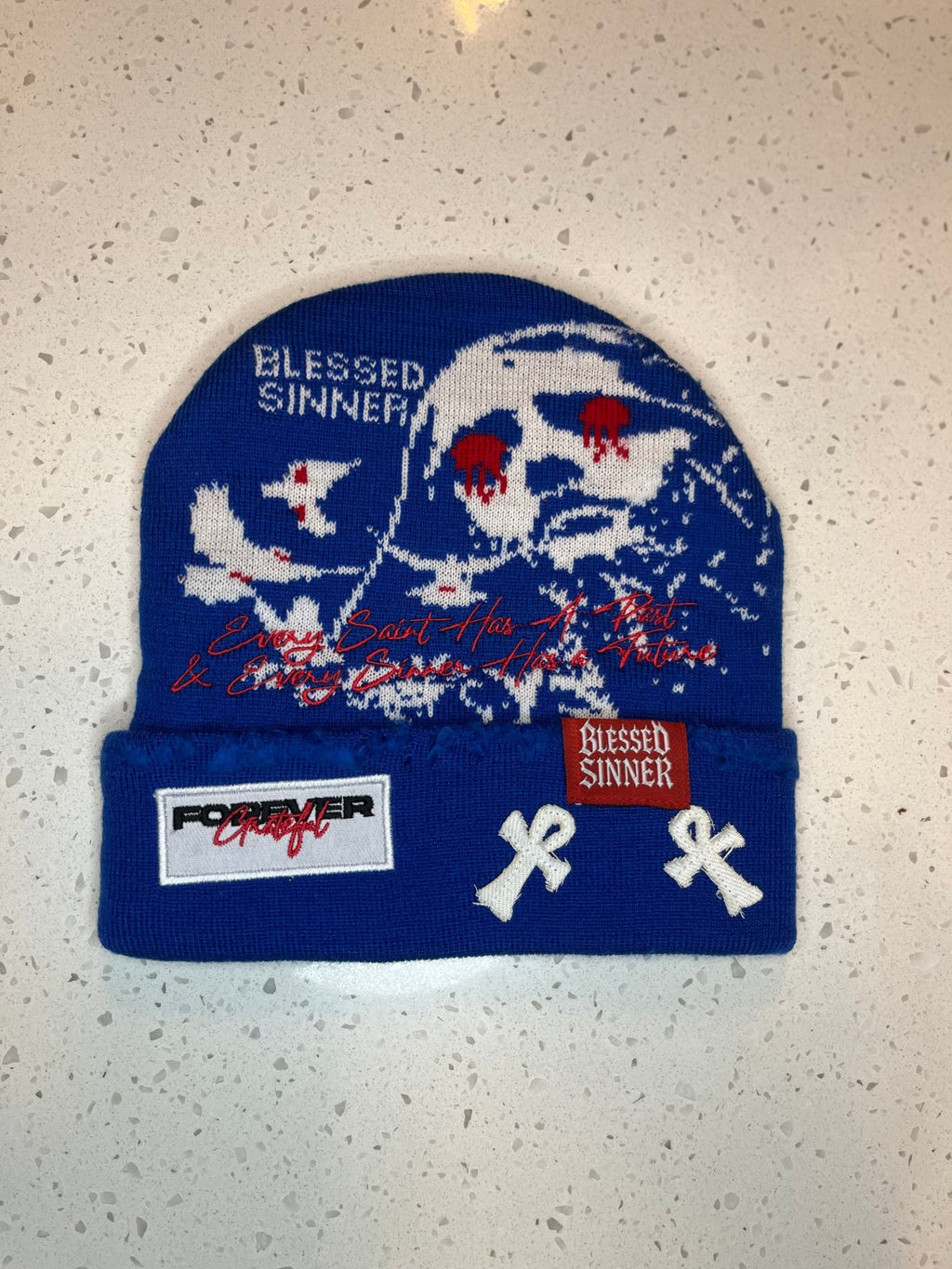Blessed Sinner Beanie - Unisex Fashion Cozy Winter Wear - Blessed Sinner Shop