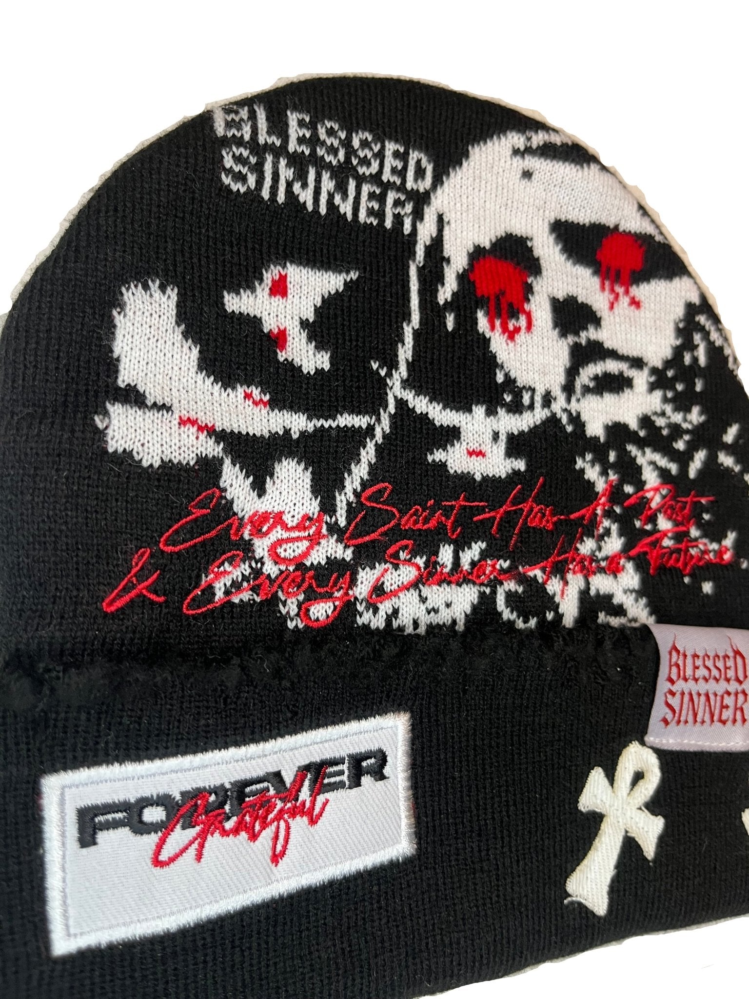 Blessed Sinner Beanie - Unisex Fashion Cozy Winter Wear - Blessed Sinner Shop